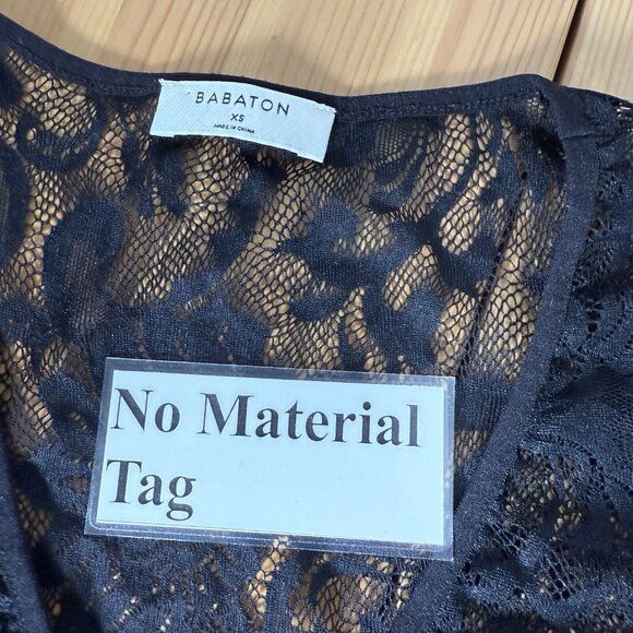 Atitzia Babaton Mesh Long Sleeve Top Corporate Goth Whimsigoth Feminine Lace XS - Picture 9 of 11